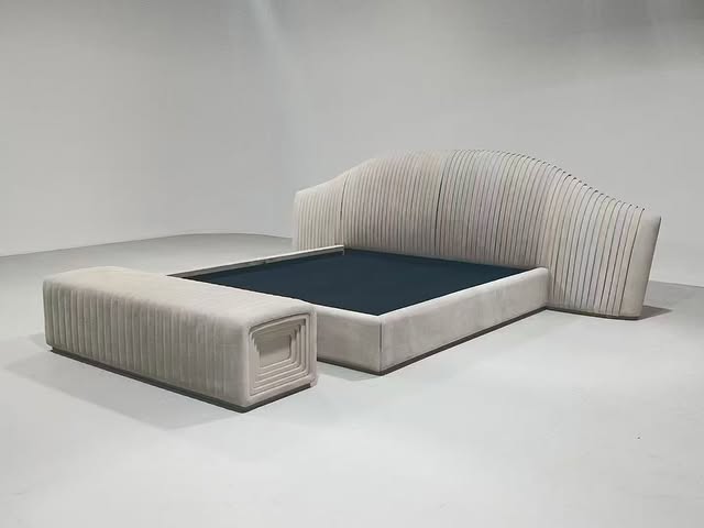 Italian Wide-Panel Bed